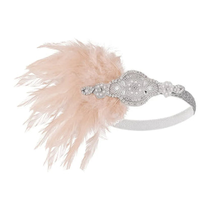 5Pcs 1920s Champagne Flapper Accessory Set