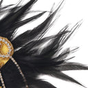 Art Deco V-Neck Flapper Dress with Accessories Set