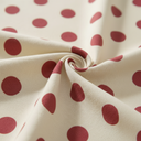 Cream Dot Charm Midi Dress