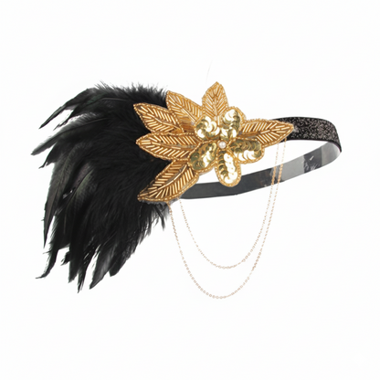 6Pcs 1920s Golden Art Deco Accessories Set