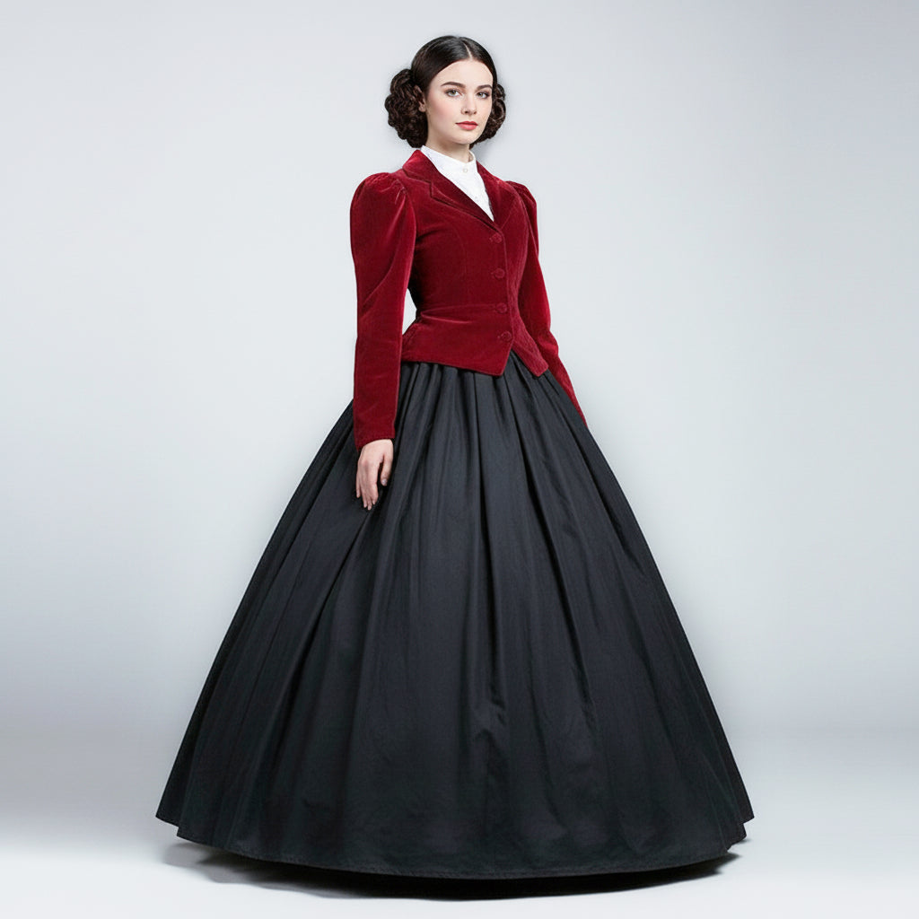 Dickensian Jacket Christmas Carol Dress