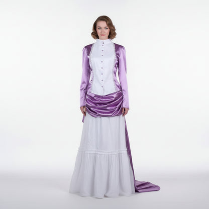 Carol Patchwork Walking Suit Gown