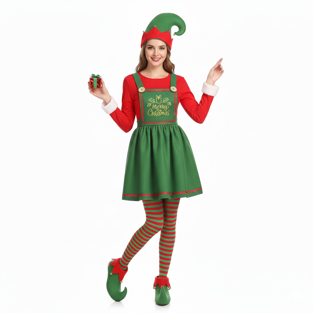 Women's Christmas Elf Costume