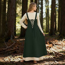 Medieval Apron Overdress Tunic Set Dress