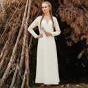 Vestido túnica medieval con delantal