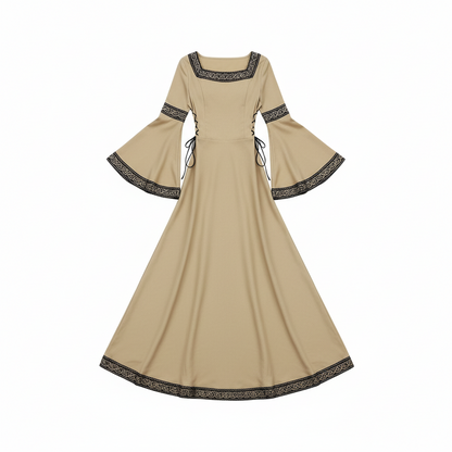Celtic Long Bell Sleeve Dress