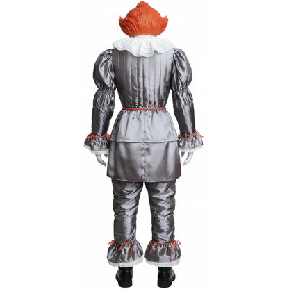 Adults' Silver Clown Killer Costume
