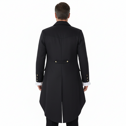 Men's Steampunk Solid Color Tailcoat
