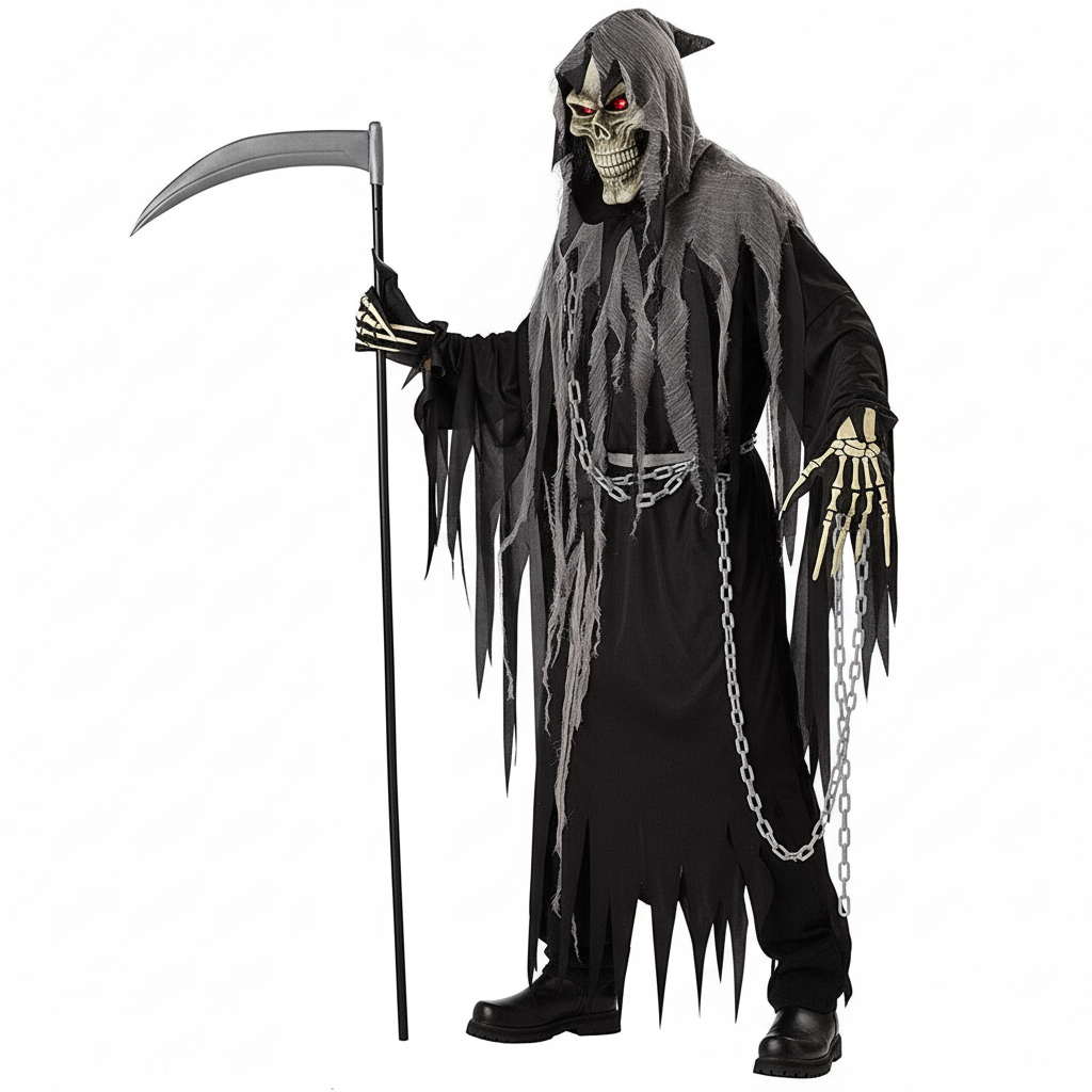 Ghostface Hooded Cloak Costume