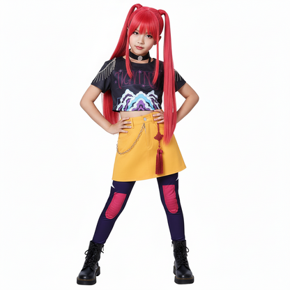 Korean Pop Idol Inspired Pop Star with Wigs for Girls