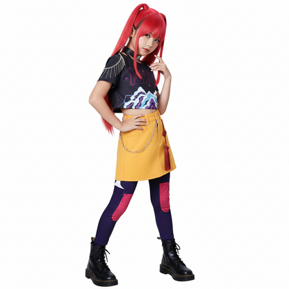 Korean Pop Idol Inspired Pop Star with Wigs for Girls