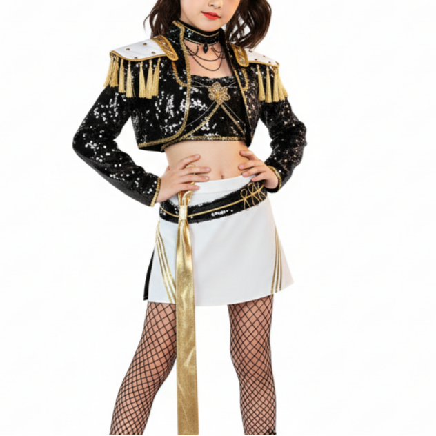 Korean Idol Inspired Pop Star Costume for Girls