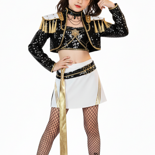 Korean Idol Inspired Pop Star Costume for Girls