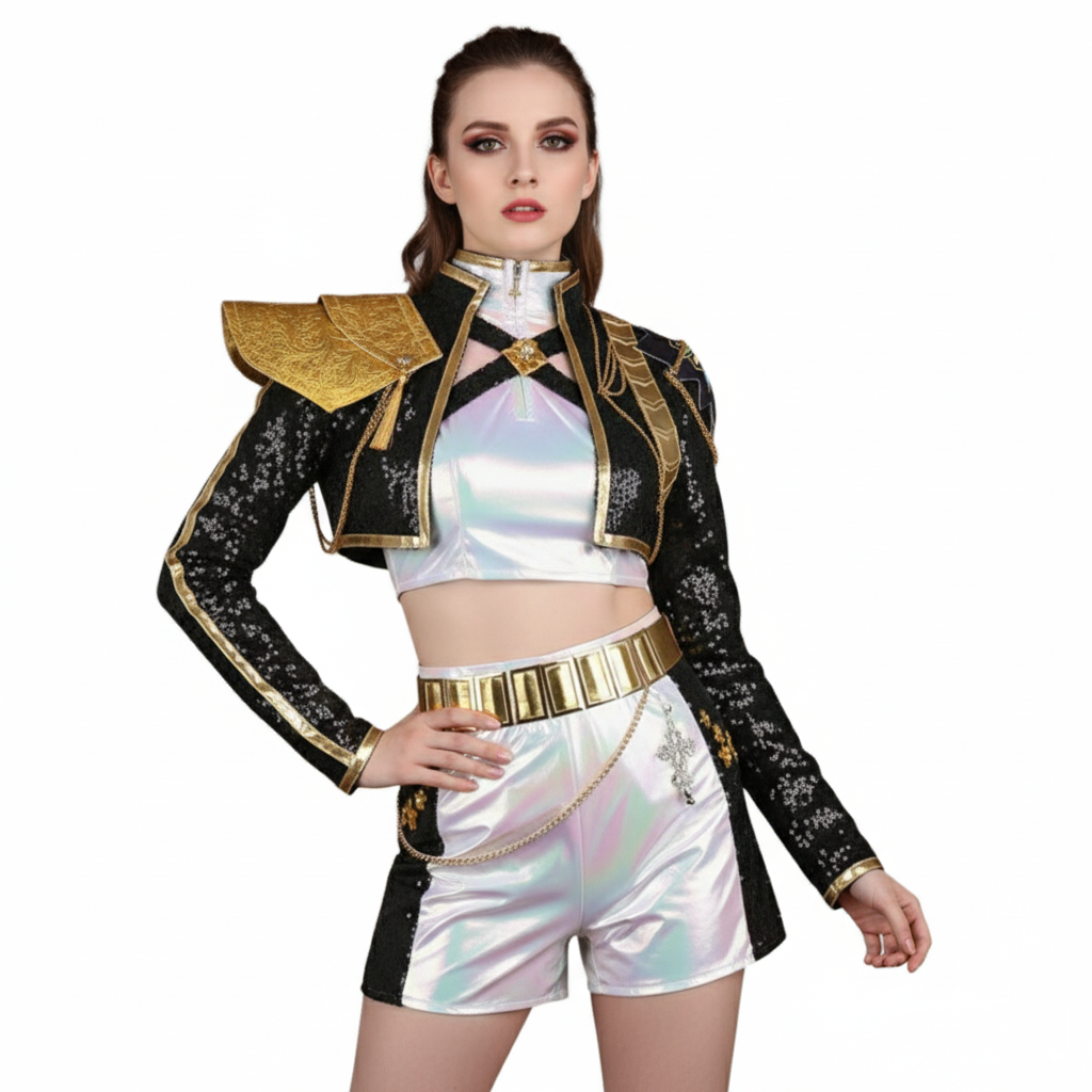 Korean Pop Idol Inspired Pop Star Costume Dress
