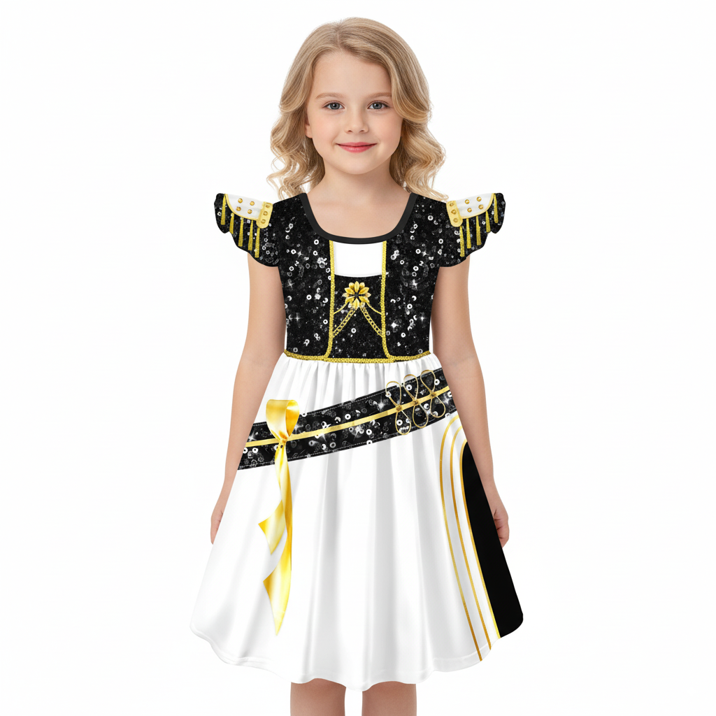 Korean Pop Idol Inspired Pop Star Costume Dress