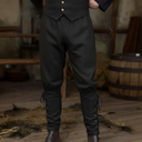 Men's Medieval Slim Pirate Pants