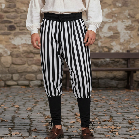 Streifenhose im Landsknecht-Stil 