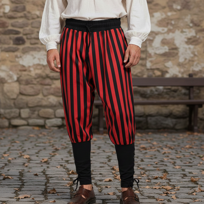 Streifenhose im Landsknecht-Stil 