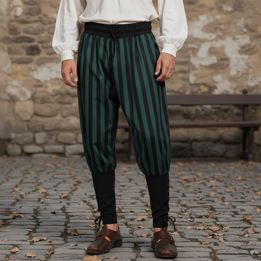 Streifenhose im Landsknecht-Stil 