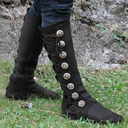 Botas medievales con cordones laterales