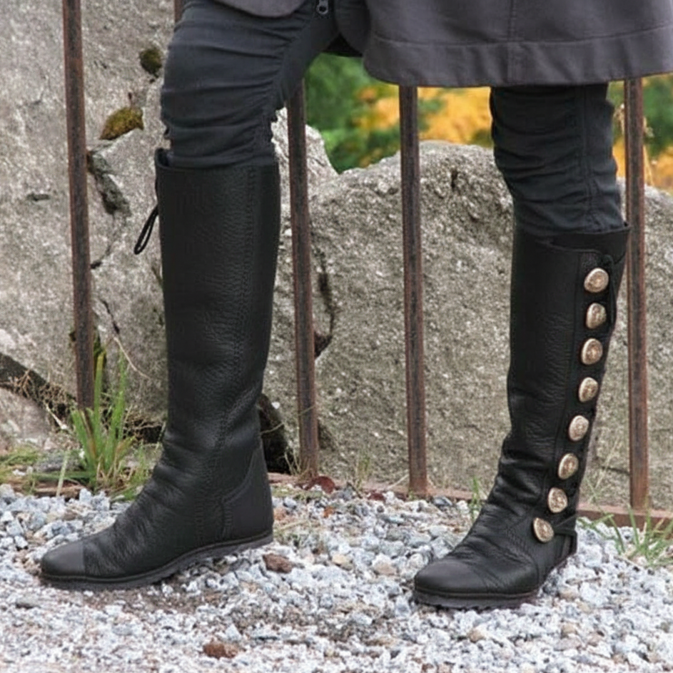 Medieval Side Laced Boots