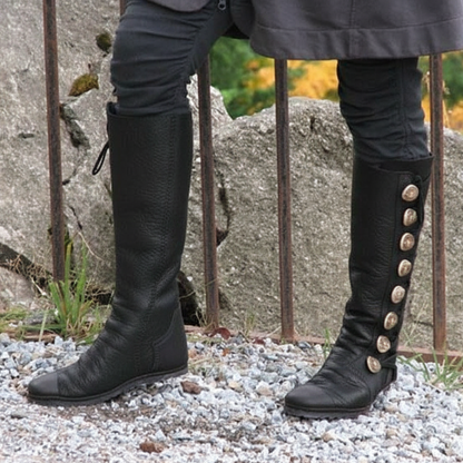 Medieval Side Laced Boots