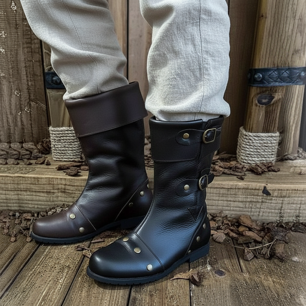 Medieval Knight High Boots