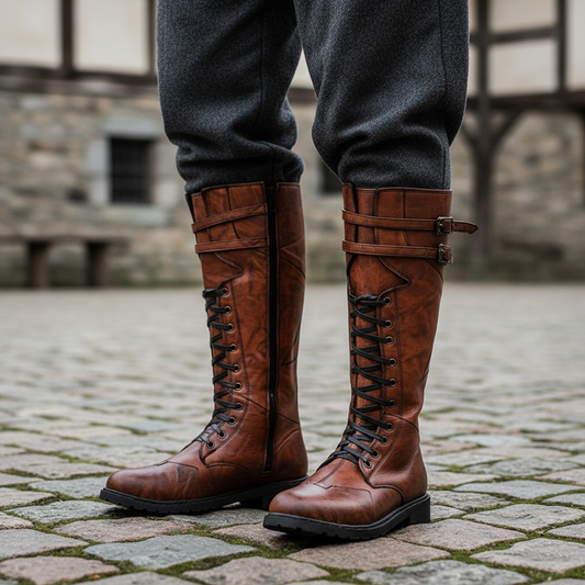 Medieval Laced Boots
