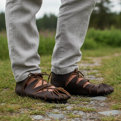 Medieval Sandals with Rubber Sole