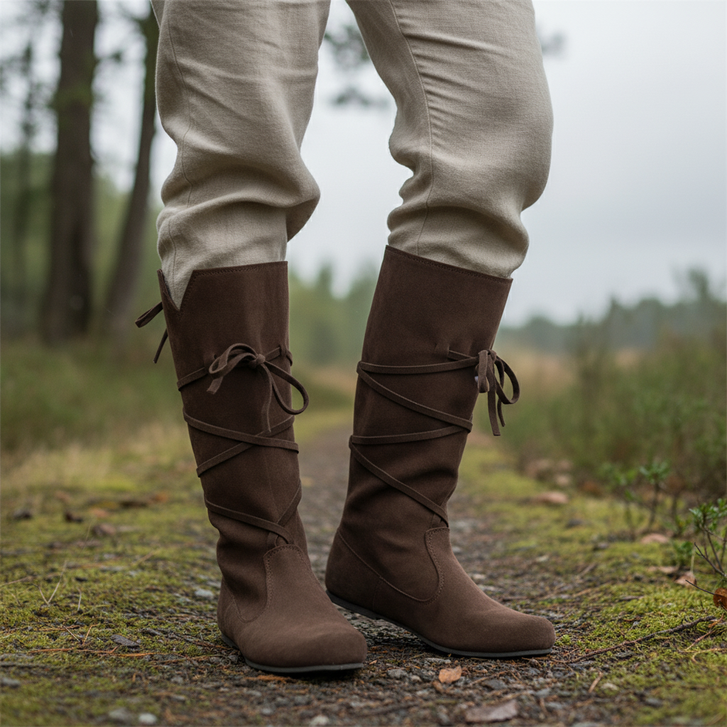 Viking Laced Boots