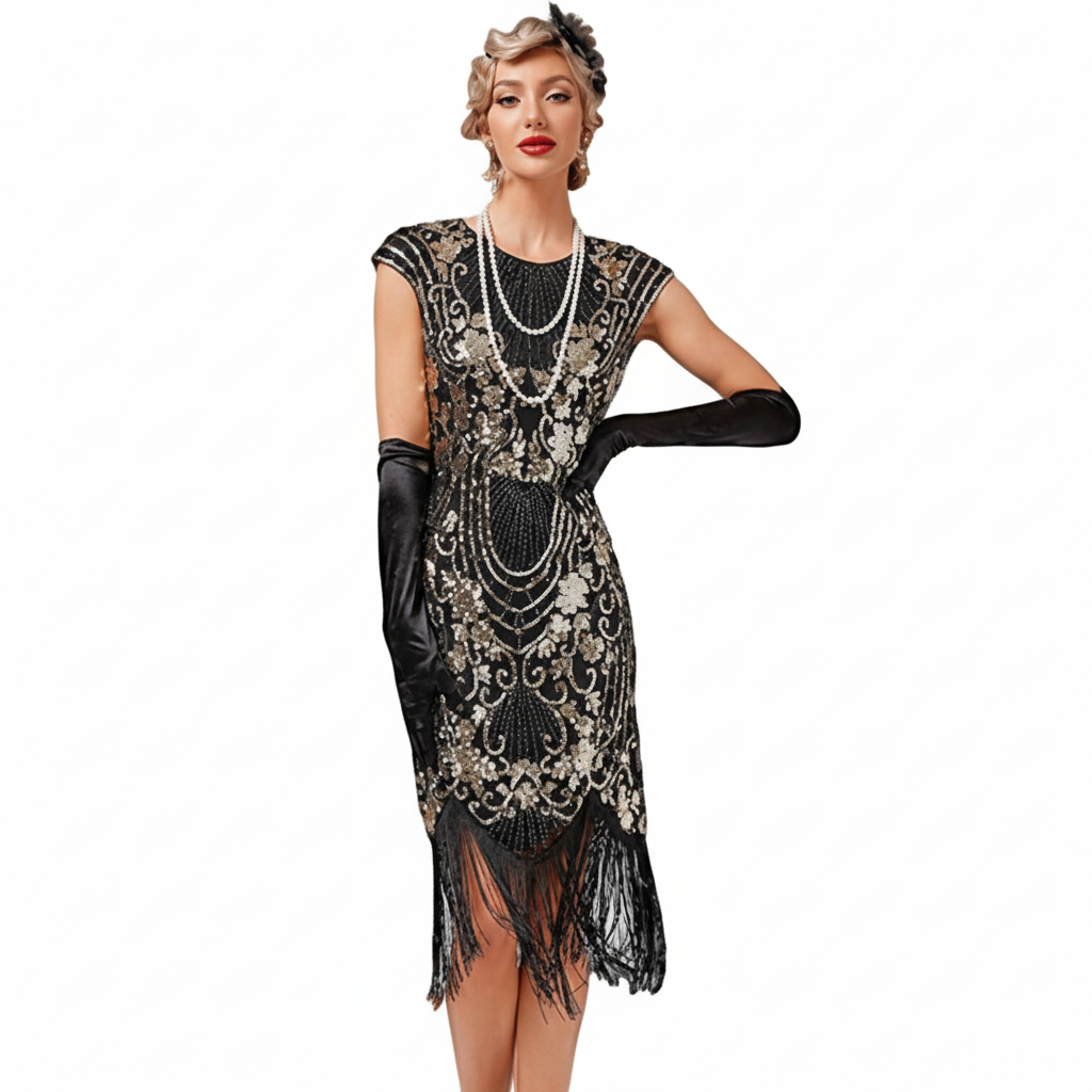 1920s Flapper Dress Outfits