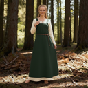 Vestido túnica medieval con delantal