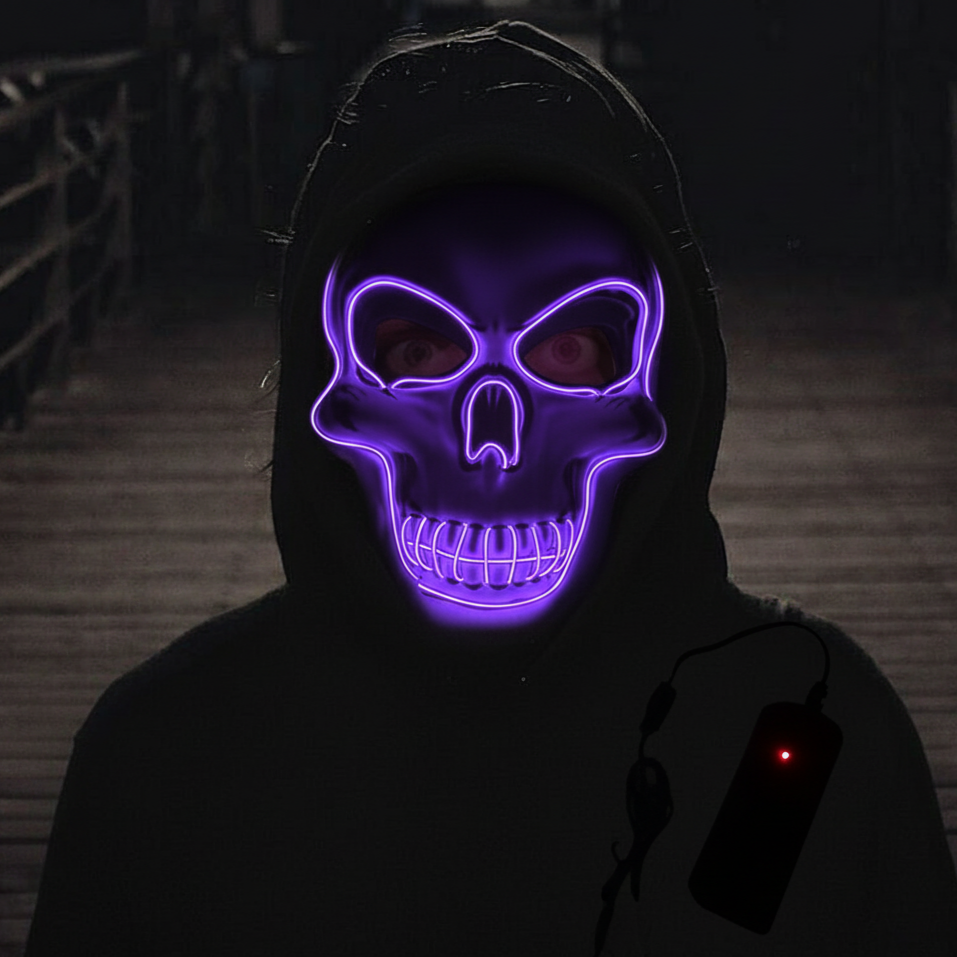 Skull Skeleton LED Mask