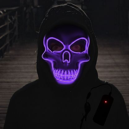 Skull Skeleton LED Mask