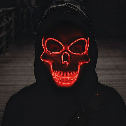 Skull Skeleton LED Mask