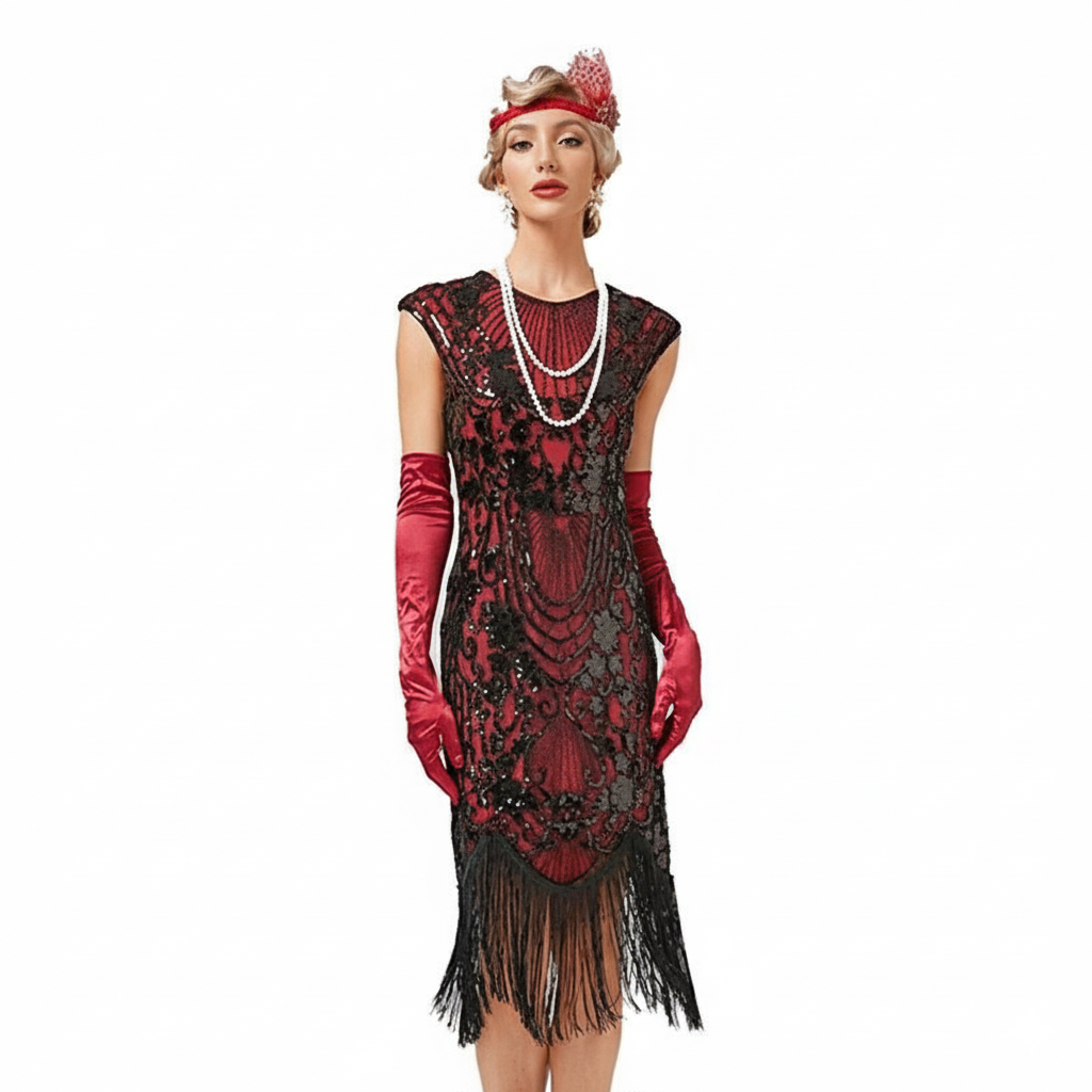 1920s Flapper Dress Outfits