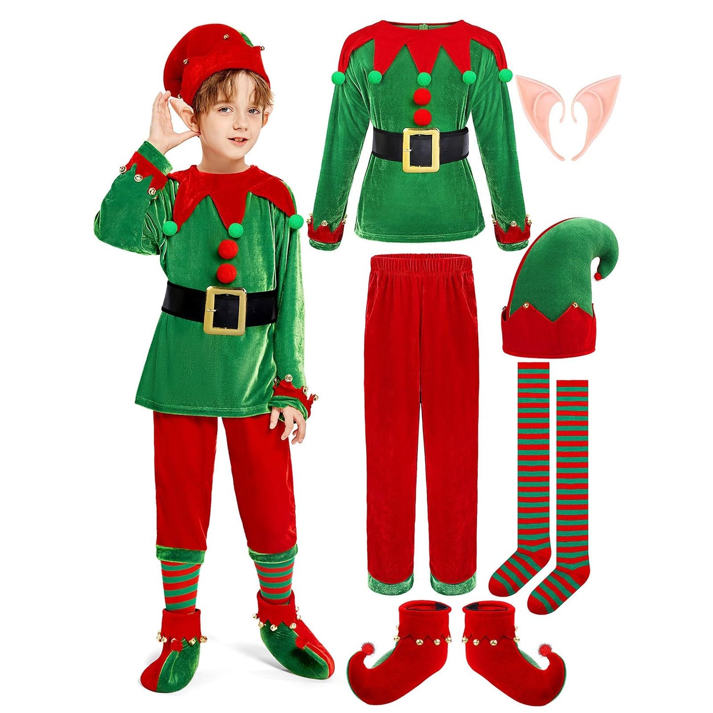 Kids' Christmas Elf Costume