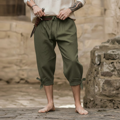 Piratenhose im Retro-Stil mit Dreiviertel-Design