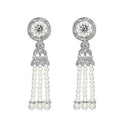 Ensemble d'accessoires Années Folles avec éventail en plumes