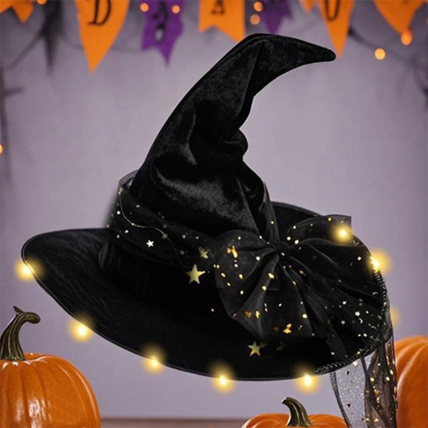 LED Light Up Witch Hat