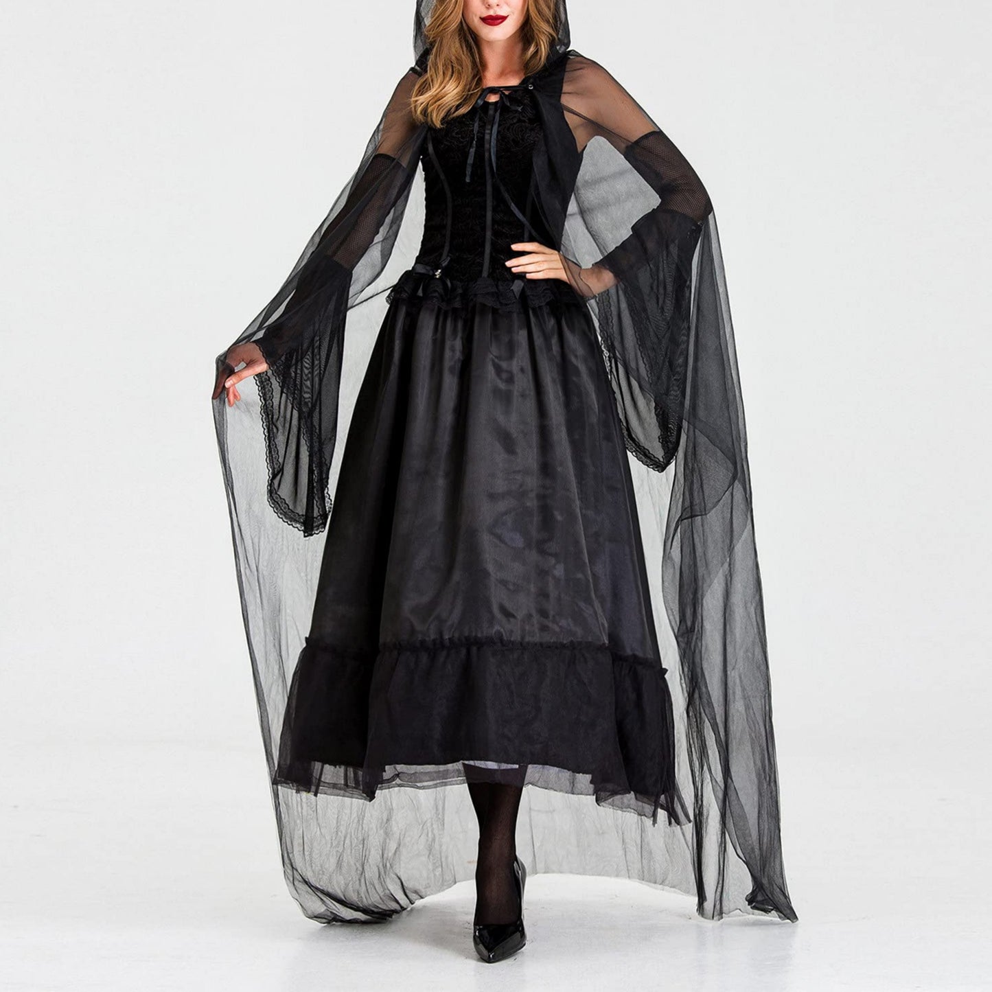 Witch Vampire Ghost Bride Costume