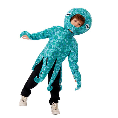 Octopus Halloween Cosplay Costume for Kids