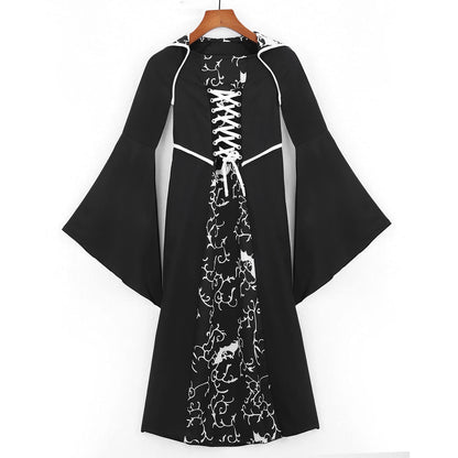 Halloween Retro Vintage Girls' Dress Costume