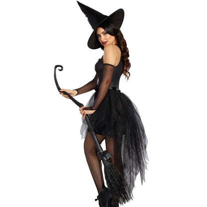 Black Witch Costume Set Tutu Dress with Hat