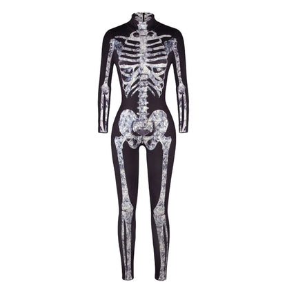 Skeleton Skull Full Body Catsuit