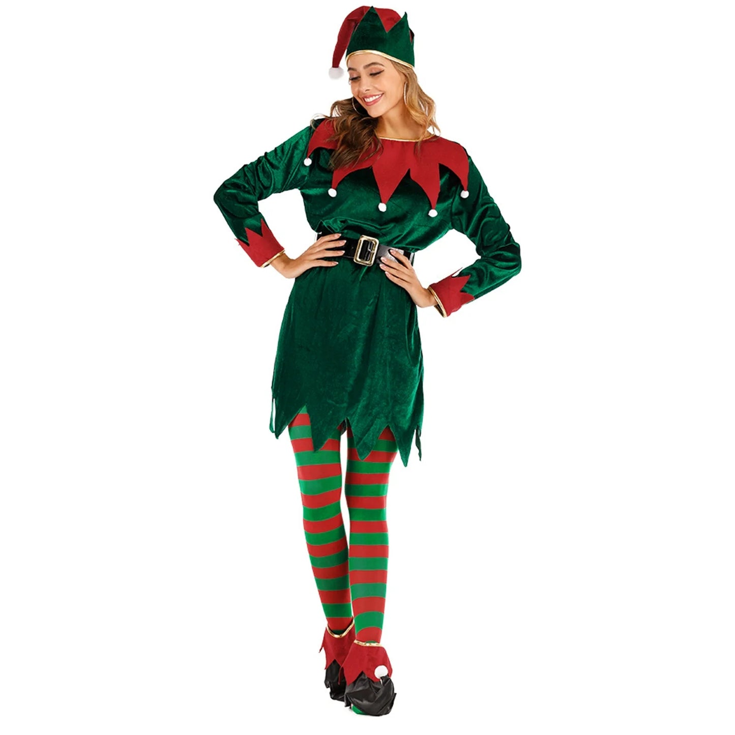 Unisex Christmas Elf Costume
