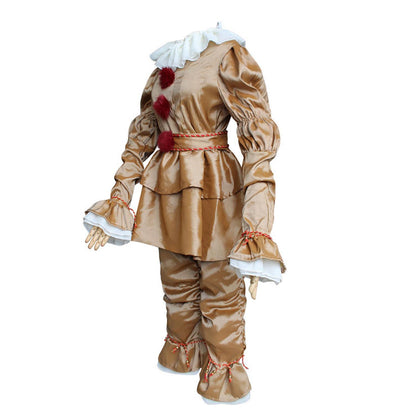 Pennywise It Clown Killer Costume Gold