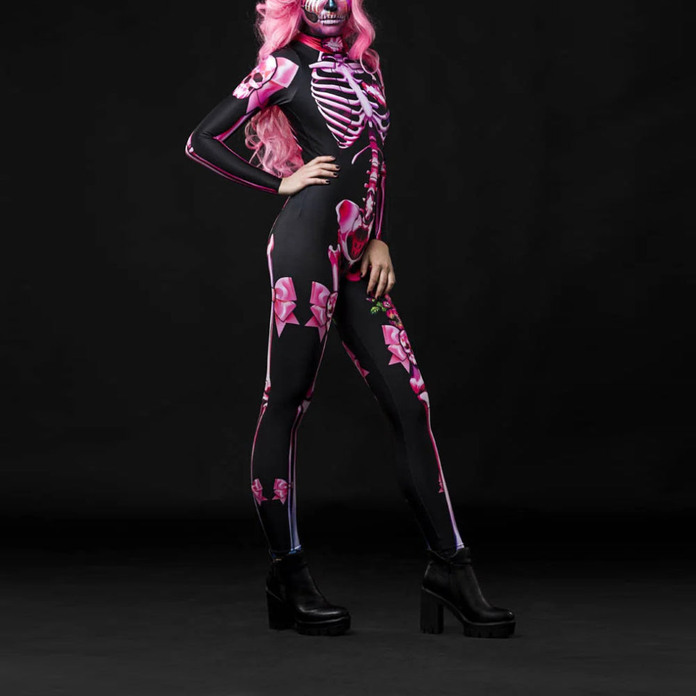 Skeleton Skull Halloween Zentai Suits
