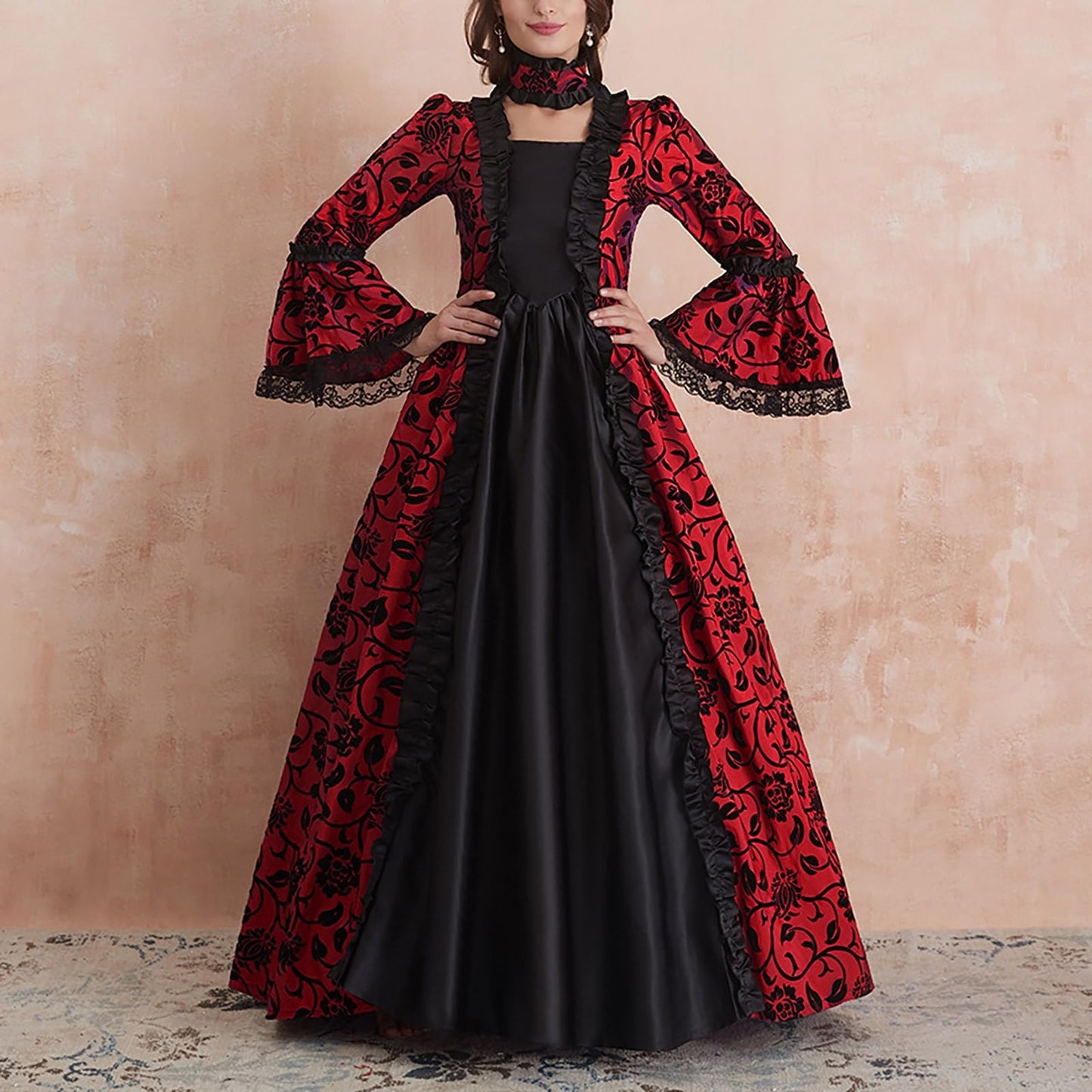 Victorian Crinoline Style Ball Gown
