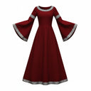 Celtic Long Bell Sleeve Dress